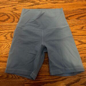 Lululemon Teal Biker Shorts